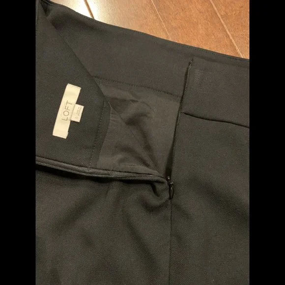 🔥3/$30 Ann Taylor Loft Faux Pockets A-Line Lined Skirt Above Knee Size 0 $98.00 - Picture 4 of 4